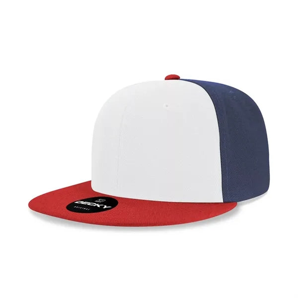 Decky 6 Panel High Profile Structured Acr/Poly Snapback