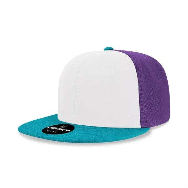 Decky 6 Panel High Profile Structured Acr/Poly Snapback