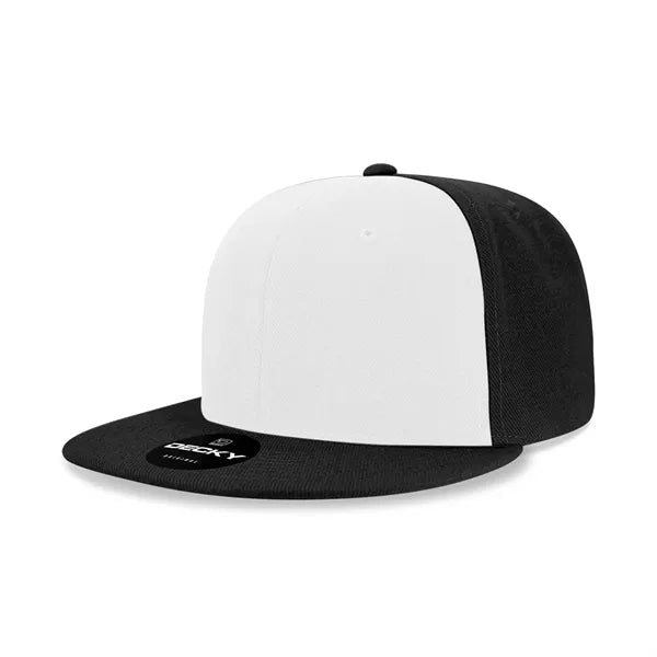 Decky 6 Panel High Profile Structured Acr/Poly Snapback