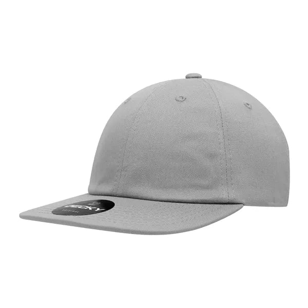 Decky Relaxed Flat Bill Cotton Cap