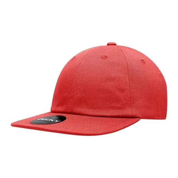 Decky Relaxed Flat Bill Cotton Cap