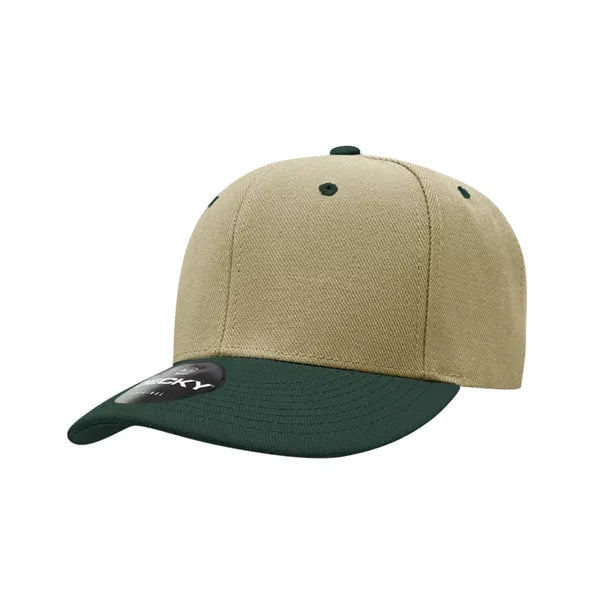 6 Panel Low Profile Structured Acrylic/Polyester Cap