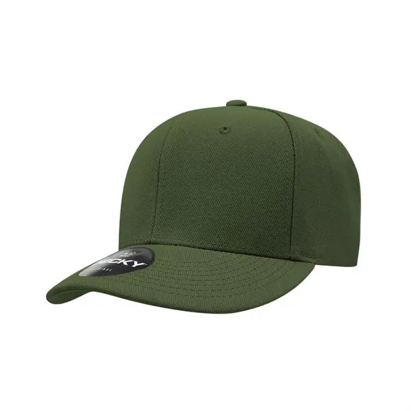 6 Panel Low Profile Structured Acrylic/Polyester Cap