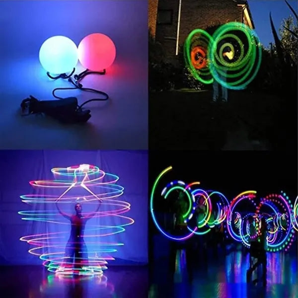 Led 7 Colors Exercise Ball