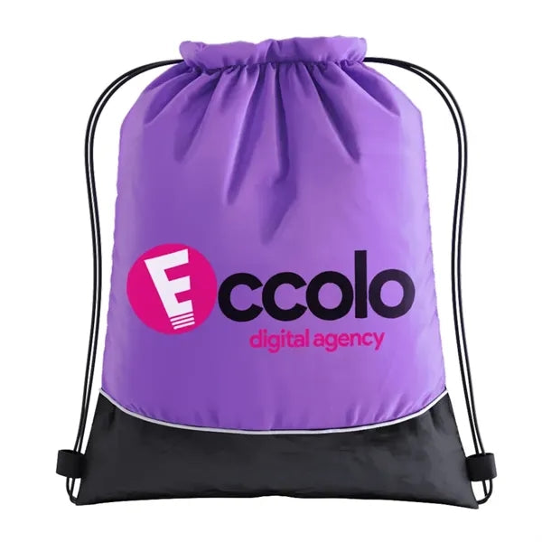 Two-tone Drawstring Bag