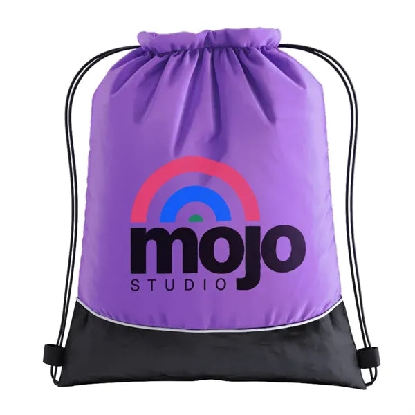 Two-tone Drawstring Bag