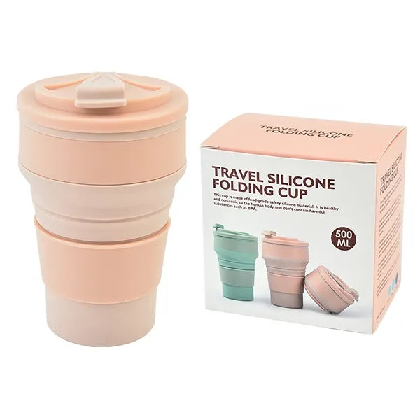 16oz Silicone Collapsible Coffee Cup