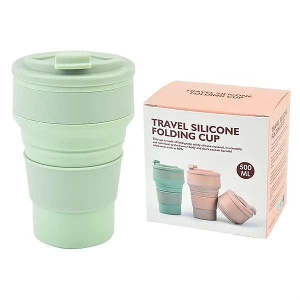 16oz Silicone Collapsible Coffee Cup