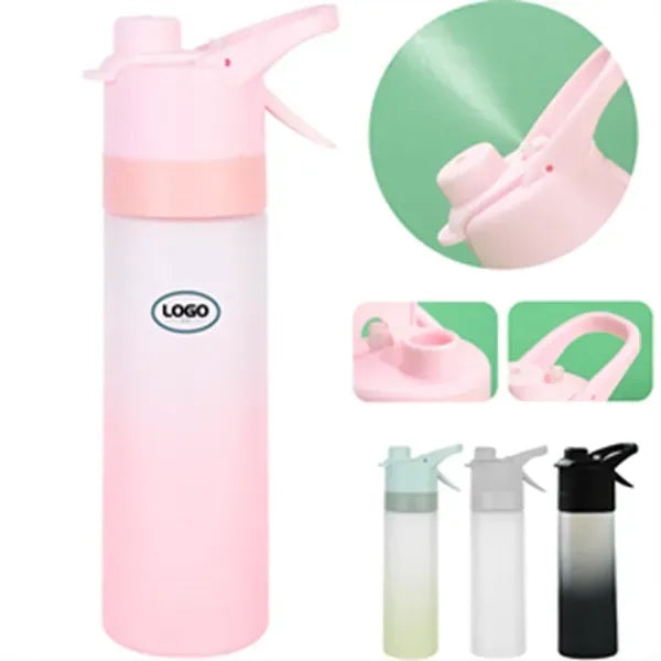 Sports Water Bottle With Spray Mist