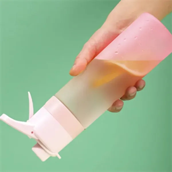 Sports Water Bottle With Spray Mist