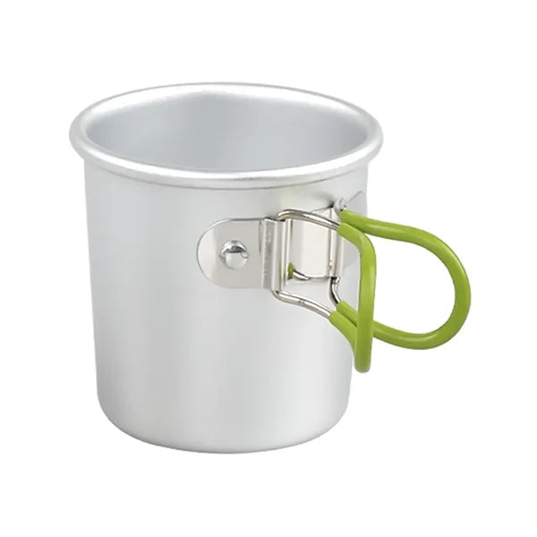 5oz Metal Camping Mug with Foldable Handles