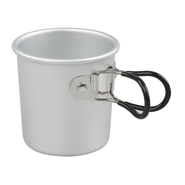 5oz Metal Camping Mug with Foldable Handles