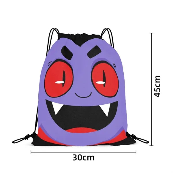 12"x 18" Halloween Drawstring Bag Waterproof Beach Sack Pac