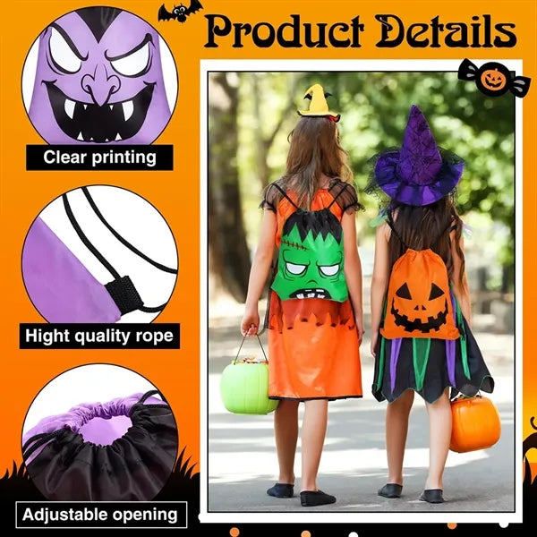 12"x 18" Halloween Drawstring Bag Waterproof Beach Sack Pac