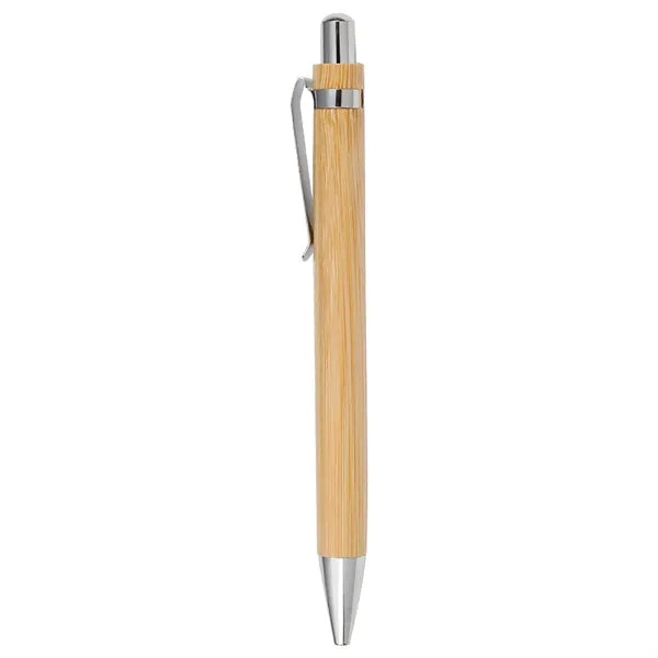 Natural Bamboo Wood Barrel Ballpiont Pen
