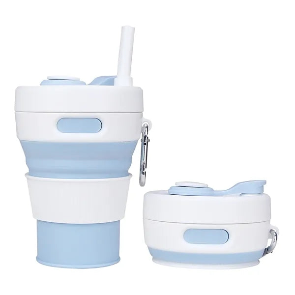 15oz Foldable Silicone Travel Cup