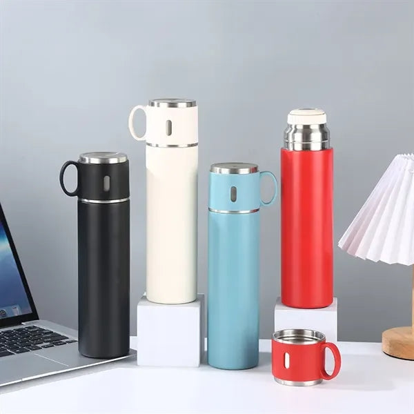 580ml Stainless Steel Water Bottle with Lid