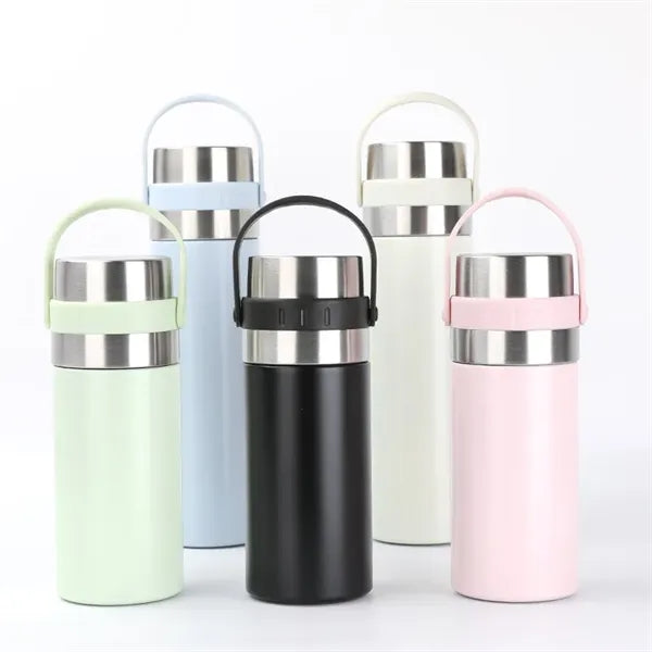 380ml Portable Tea Infuser Mugs With Leak Proof Lid