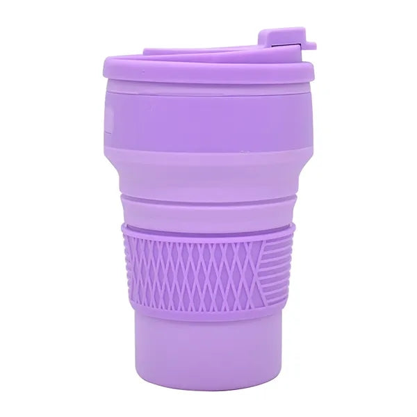 11oz Silicone Folding Outdoor Cup Car Coffee Mug