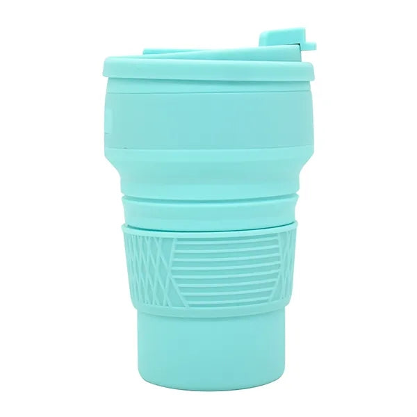 11oz Silicone Folding Outdoor Cup Car Coffee Mug