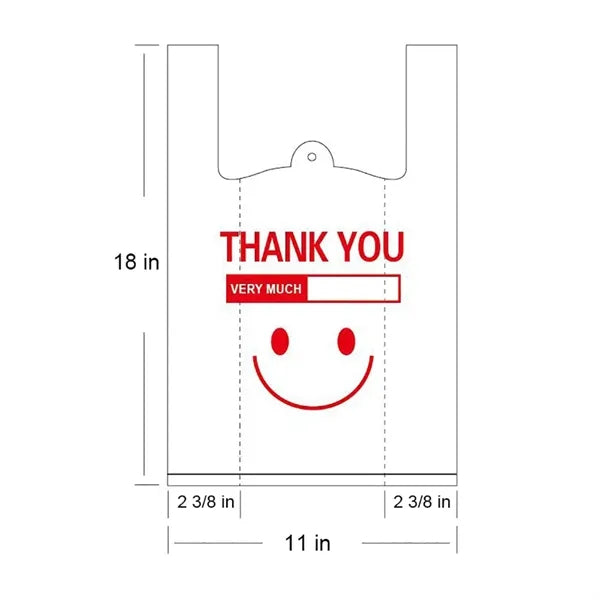 Grocery and Retail T-shirt Shopping Bag