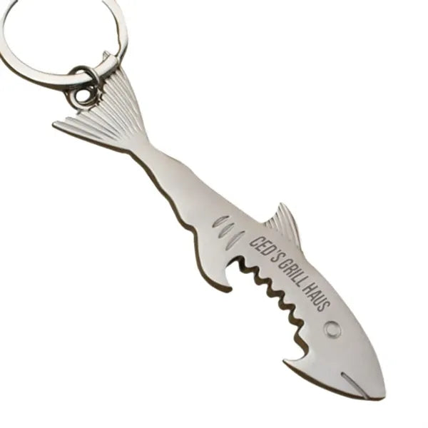 Shark Bottle Opener Keychain