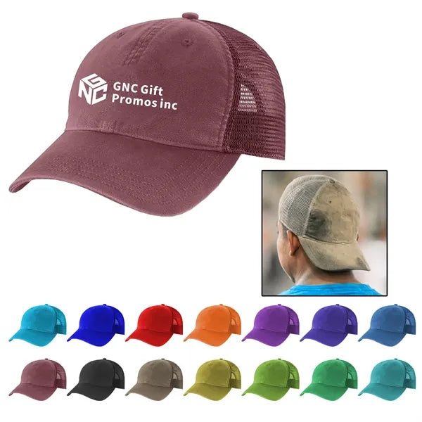 Canvas Mesh Back Hat
