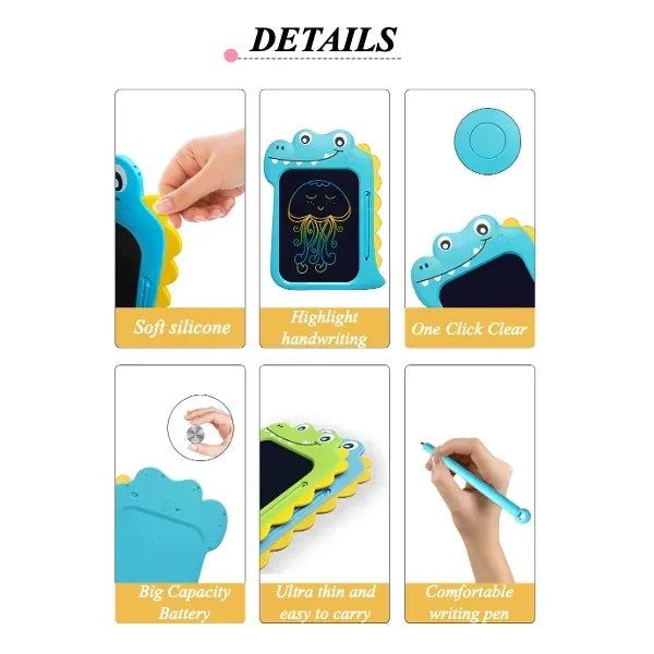 Kids Puzzle Toy Little Dinosaur LCD Handwriting Tablet