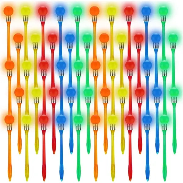 Light Up Bulb Plastic Ballpoint Pen