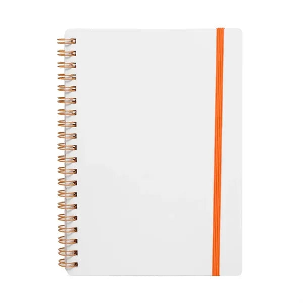 Eco-friendly Elastic Band Spiral Notebook