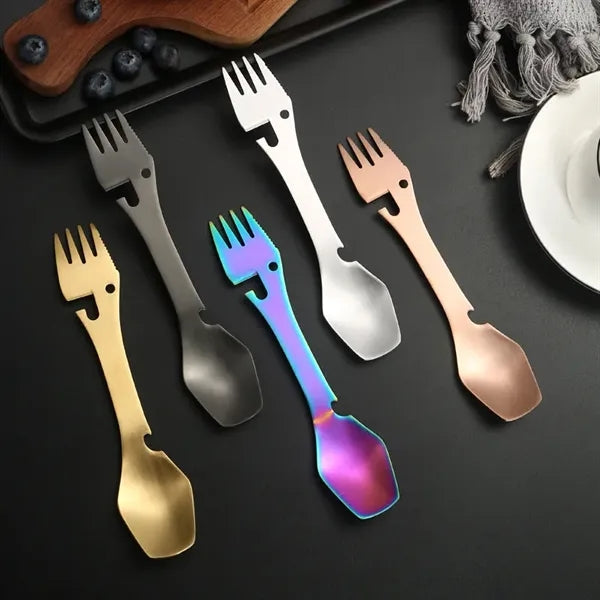 4-in-1 Stainless Steel Camping Spork