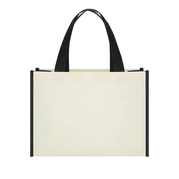 12 Oz. Cotton Canvas Bag with Multicolor Handles and Sides