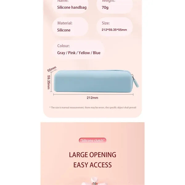 Silicone pen bag