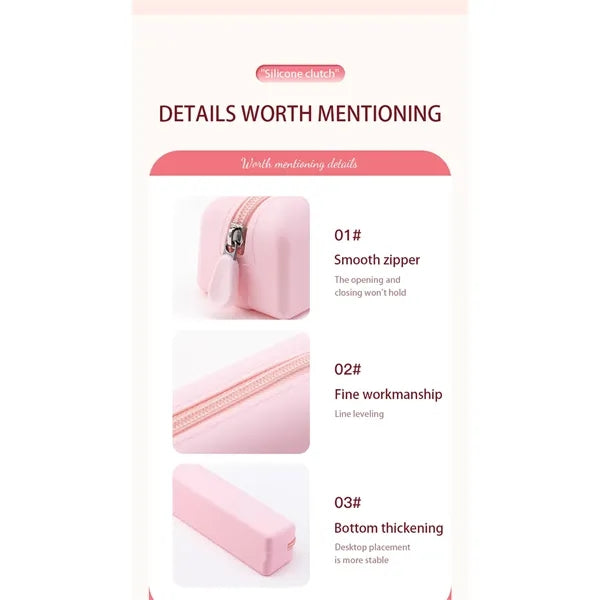 Silicone pen bag