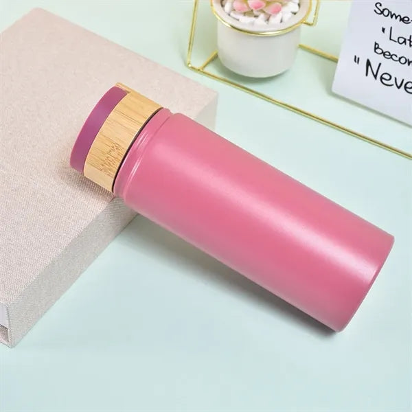 500ml Vacuum Insulated Water Bottle with Bamboo Lid