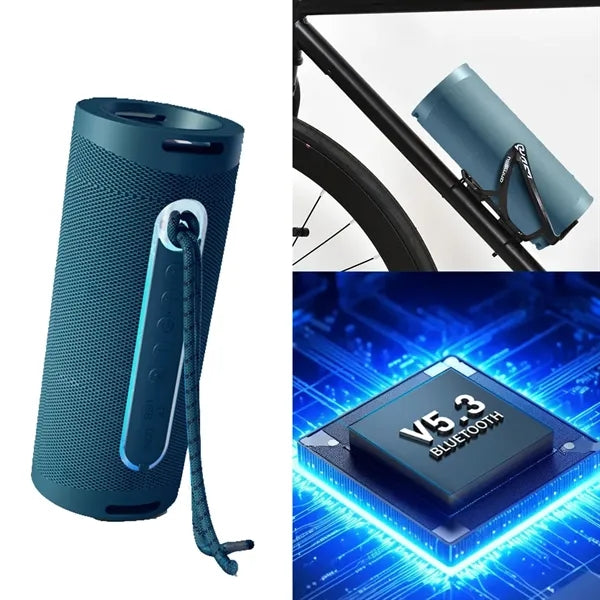 Portable Subwoofer Bluetooth Speakers with Flashlight