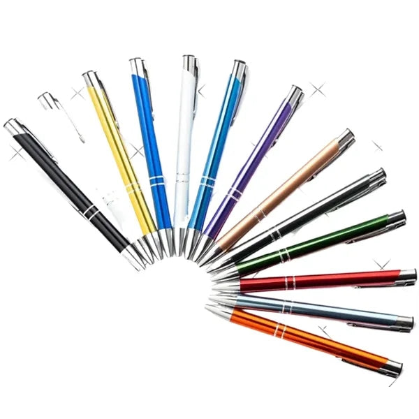 Press the aluminum rod ballpoint pen