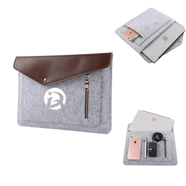 Computer Felt Business Document Storage Bag