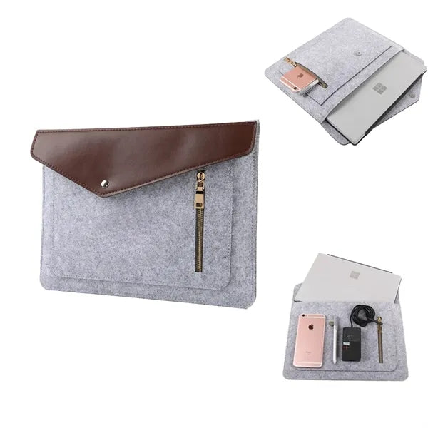 Computer Felt Business Document Storage Bag