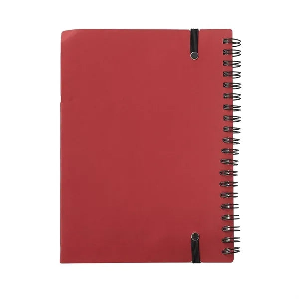 Elastic Closure Recycled Spiral Notebook