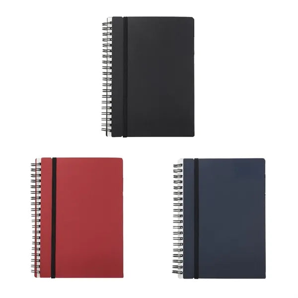 Elastic Closure Recycled Spiral Notebook