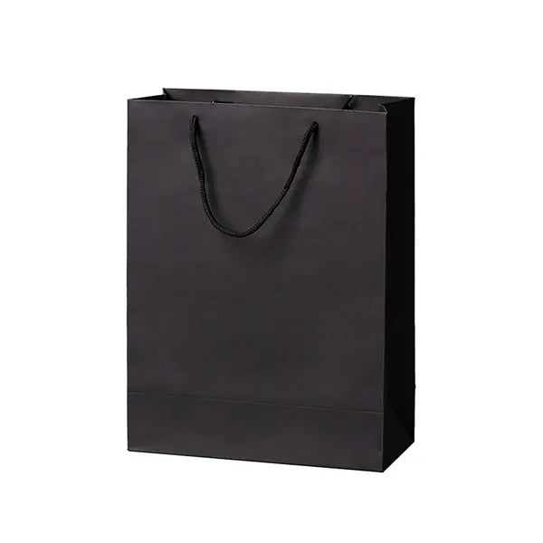 Matte Coated Euro Tote Bag with Silk Ribbon Handles
