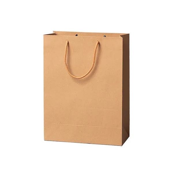 Matte Coated Euro Tote Bag with Silk Ribbon Handles