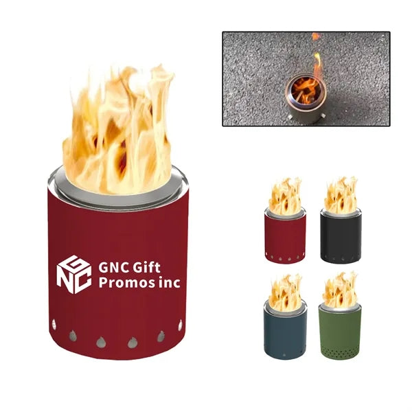 Multi-Size Portable Camping 304 Stainless Steel Fire Pit Bus