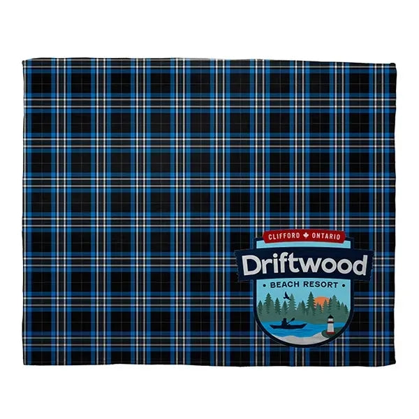 ABERDEEN Plaid Silky Soft Faux Mink Blanket with Full-Color