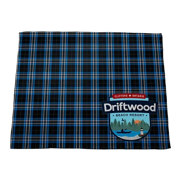 ABERDEEN Plaid Silky Soft Faux Mink Blanket with Full-Color