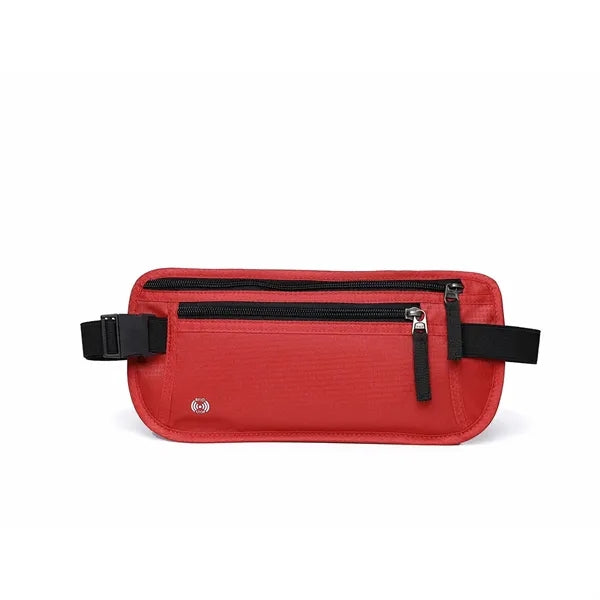 2-zipper Polyester Fanny Pack