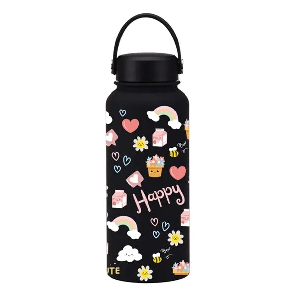 1L Full Color Stainless Steel Water Bottle