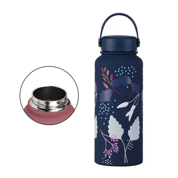1L Full Color Stainless Steel Water Bottle