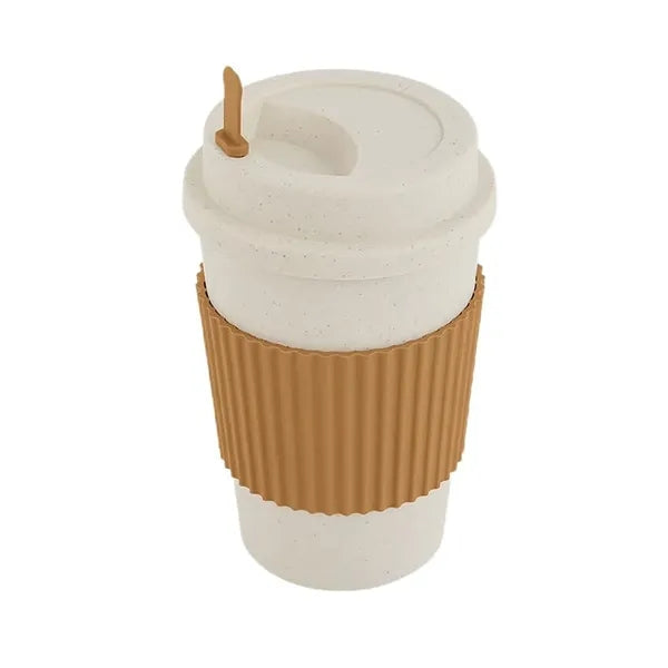 15 OZ Wheat Straw Coffee Mug for Home and Outdoor